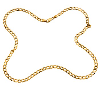 9ct gold 8.2g 18 inch curb Chain